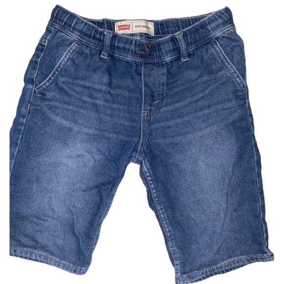 Levi's Knit Jogger Shorts Size XL Blue - Picture 1 of 7